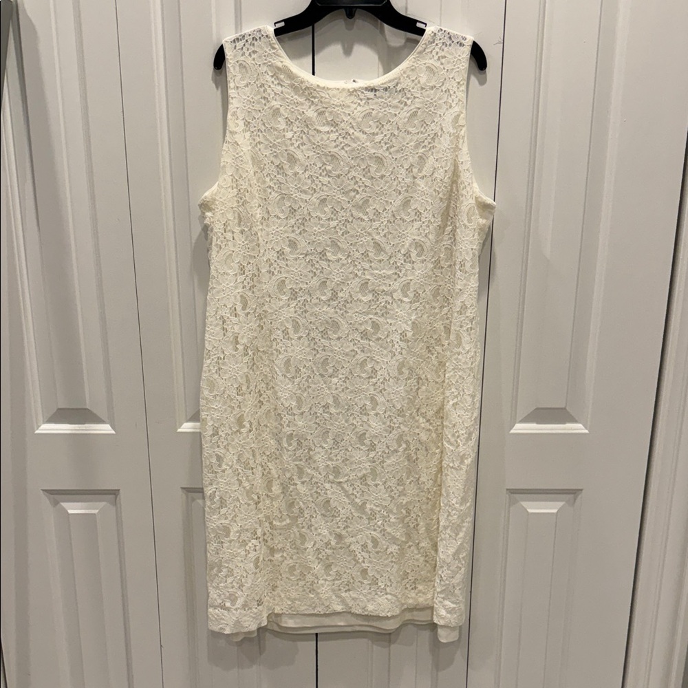 Ralph Lauren Cream Lace Mini Dress